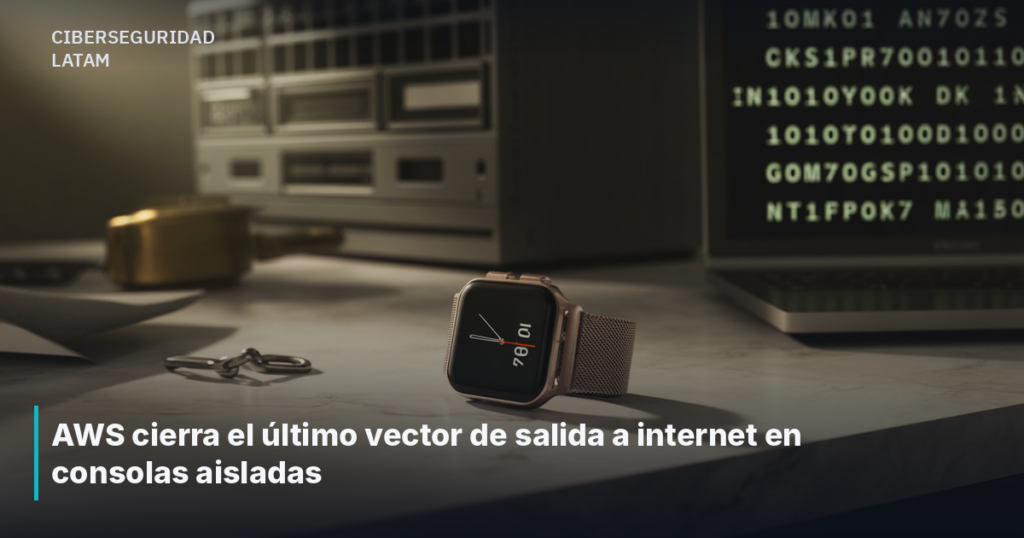 AWS cierra el último vector de salida a internet en consolas aisladas