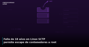Linux SCTP - escape de contenedores a root