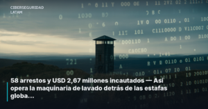 58 arrestos y USD 2,67 millones incautados — Así opera la maquinaria de lavado detrás de las estafas globales