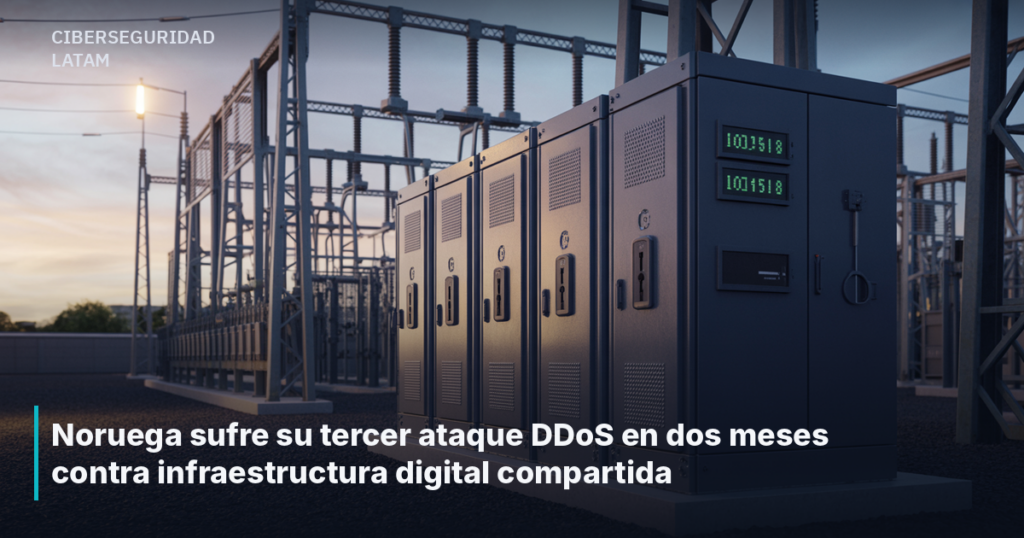 Noruega sufre su tercer ataque DDoS en dos meses contra infraestructura digital compartida