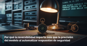 Por qué la reversibilidad importa más que la precisión del modelo al automatizar respuestas de seguridad