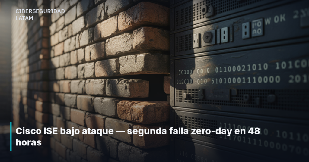 Cisco ISE bajo ataque — segunda falla zero-day en 48 horas