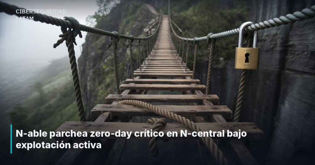 N-able parchea zero-day crítico en N-central bajo explotación activa
