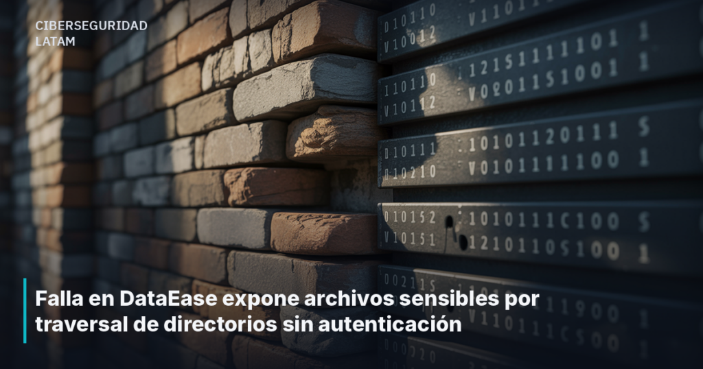 Falla en DataEase expone archivos sensibles por traversal de directorios sin autenticación