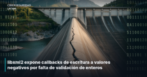 libxml2 expone callbacks de escritura a valores negativos por falta de validación de enteros