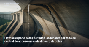 Flowise expone datos de todos los tenants por falta de control de acceso en su dashboard de colas