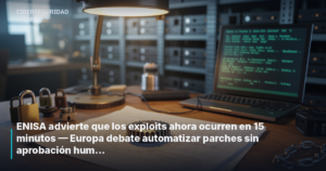 ENISA advierte que los exploits ahora ocurren en 15 minutos — Europa debate automatizar parches sin aprobación humana
