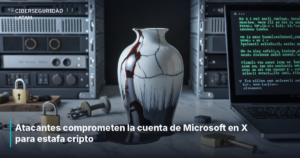 Atacantes comprometen la cuenta de Microsoft en X para estafa cripto