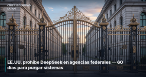EE.UU. prohíbe DeepSeek en agencias federales — 60 días para purgar sistemas