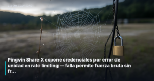 Pingvin Share X expone credenciales por error de unidad en rate limiting — falla permite fuerza bruta sin freno