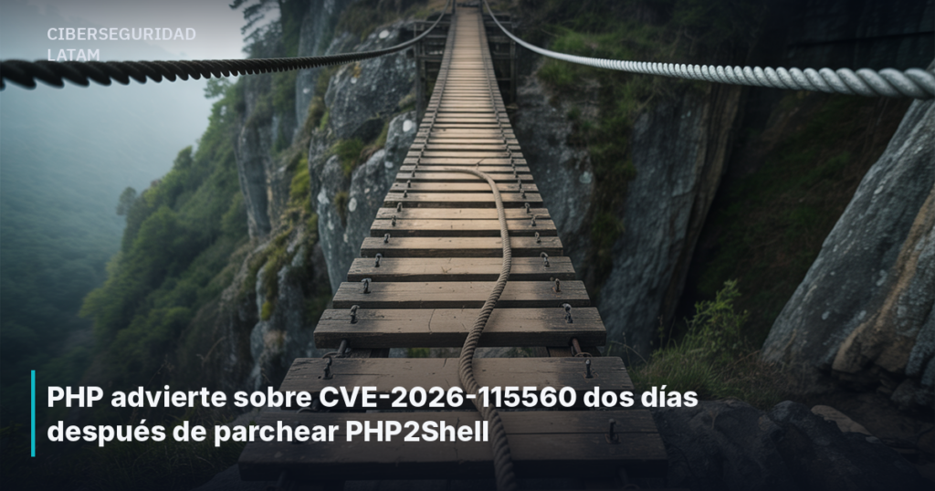 PHP advierte sobre CVE-2026-115560 dos días después de parchear PHP2Shell
