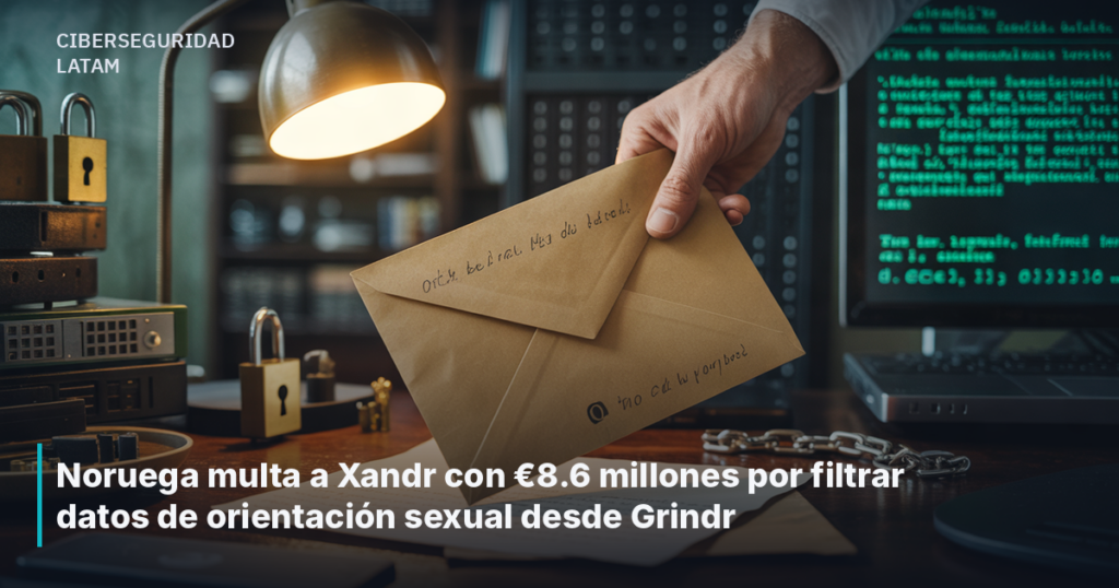 Noruega multa a Xandr con €8.6 millones por filtrar datos de orientación sexual desde Grindr